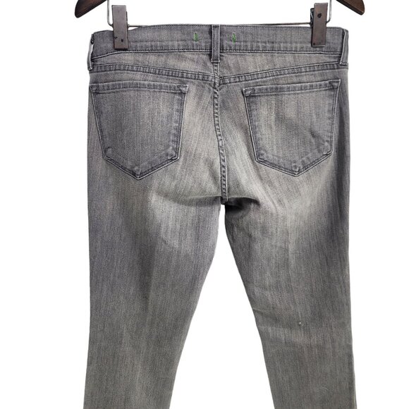 J Brand Gray Skinny Jeans Size 30 Cotton/Spandex Women's Size 30 Long Length - Picture 4 of 10